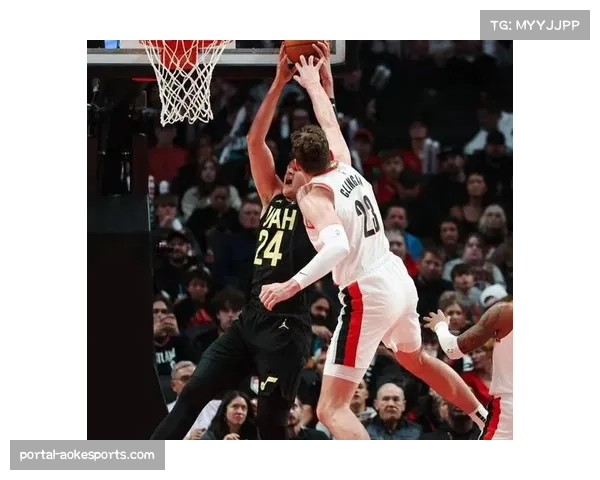 克林根21+18+7全面数据，开拓者内线统治力尽显